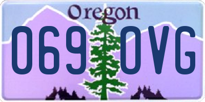 OR license plate 069OVG