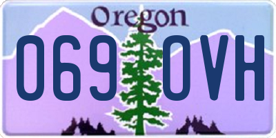 OR license plate 069OVH