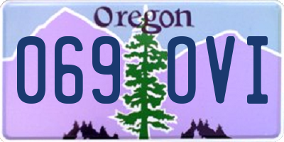 OR license plate 069OVI