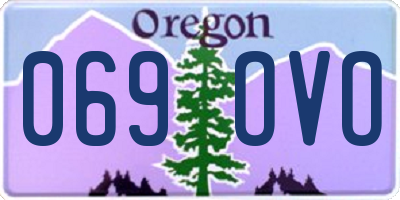 OR license plate 069OVO