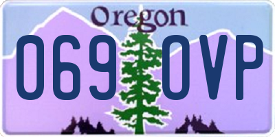 OR license plate 069OVP