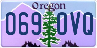 OR license plate 069OVQ