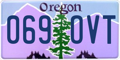 OR license plate 069OVT