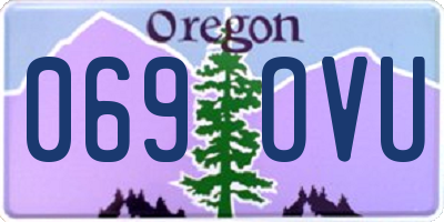 OR license plate 069OVU