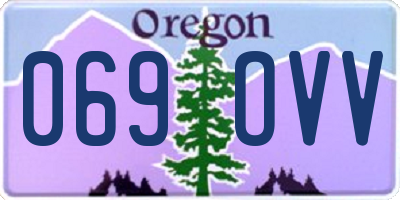 OR license plate 069OVV