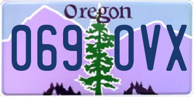 OR license plate 069OVX