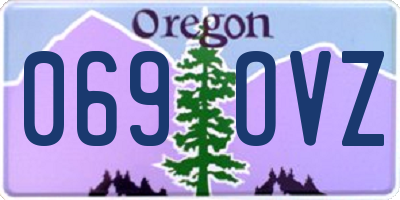 OR license plate 069OVZ