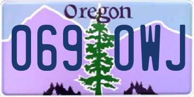 OR license plate 069OWJ