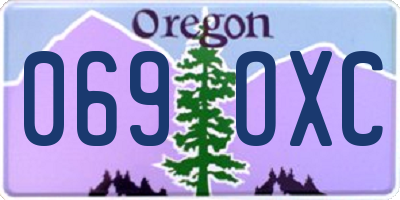 OR license plate 069OXC
