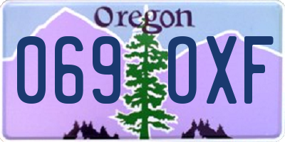 OR license plate 069OXF