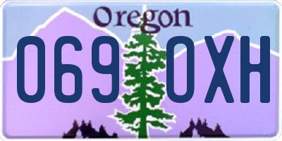 OR license plate 069OXH