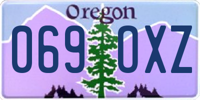 OR license plate 069OXZ