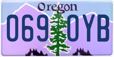 OR license plate 069OYB