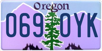 OR license plate 069OYK