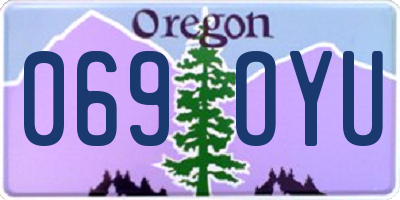 OR license plate 069OYU