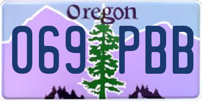 OR license plate 069PBB