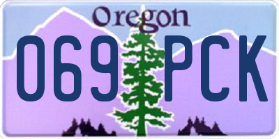 OR license plate 069PCK