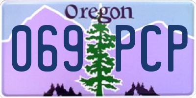OR license plate 069PCP