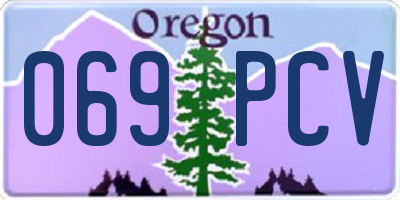 OR license plate 069PCV