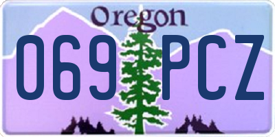 OR license plate 069PCZ