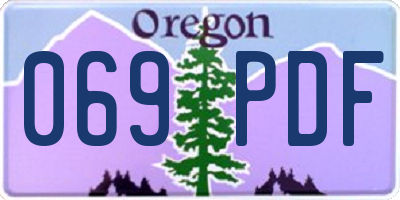 OR license plate 069PDF