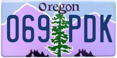 OR license plate 069PDK