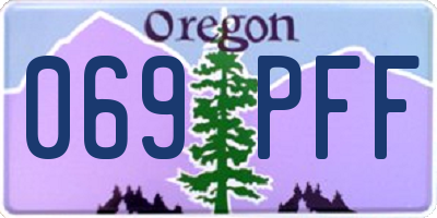 OR license plate 069PFF