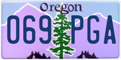 OR license plate 069PGA