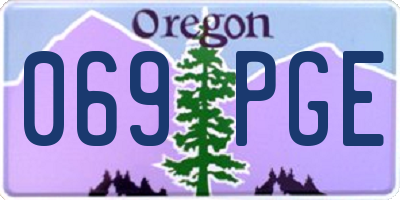 OR license plate 069PGE