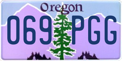OR license plate 069PGG