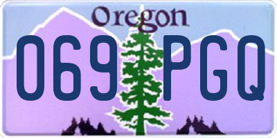 OR license plate 069PGQ