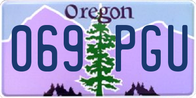 OR license plate 069PGU