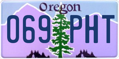OR license plate 069PHT