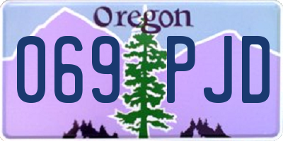 OR license plate 069PJD