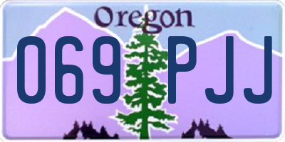OR license plate 069PJJ