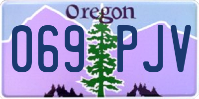 OR license plate 069PJV