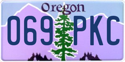 OR license plate 069PKC