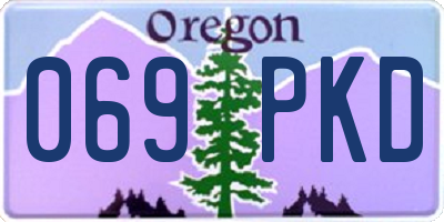 OR license plate 069PKD