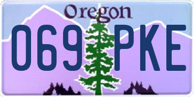OR license plate 069PKE