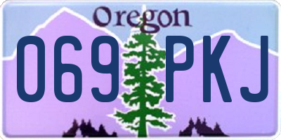OR license plate 069PKJ