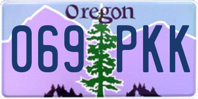 OR license plate 069PKK