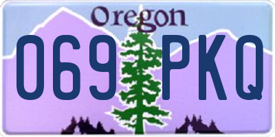OR license plate 069PKQ