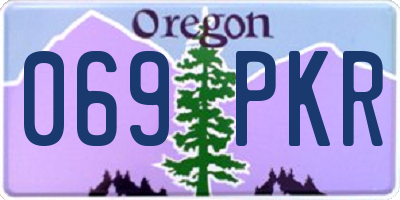 OR license plate 069PKR