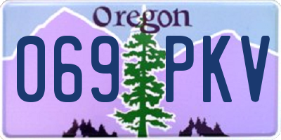 OR license plate 069PKV