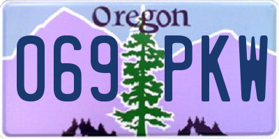 OR license plate 069PKW