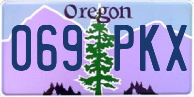 OR license plate 069PKX