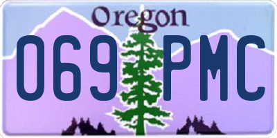 OR license plate 069PMC