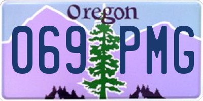 OR license plate 069PMG