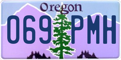 OR license plate 069PMH