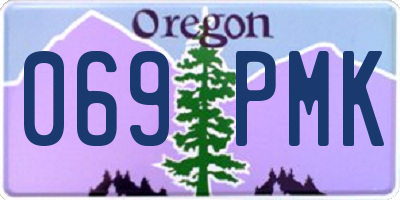 OR license plate 069PMK